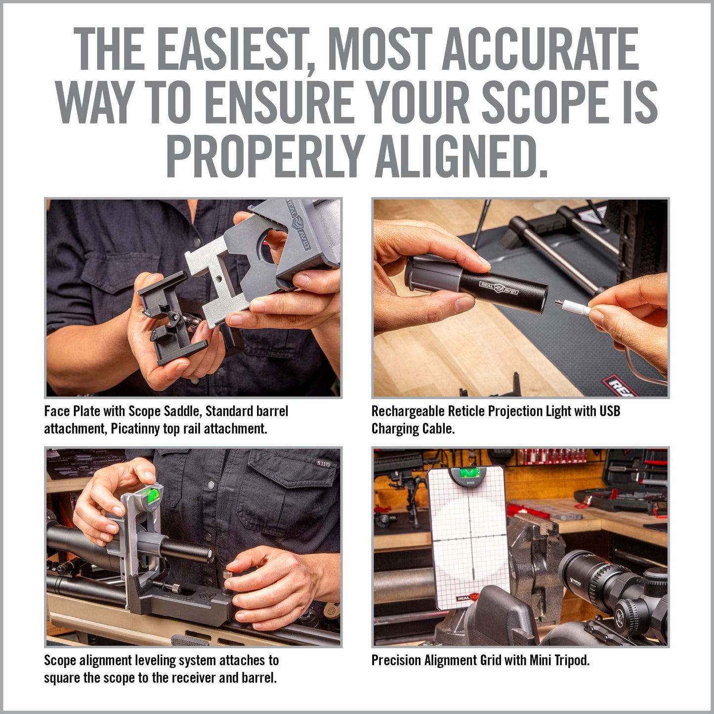 Master Grade® Scope Mounting Combo