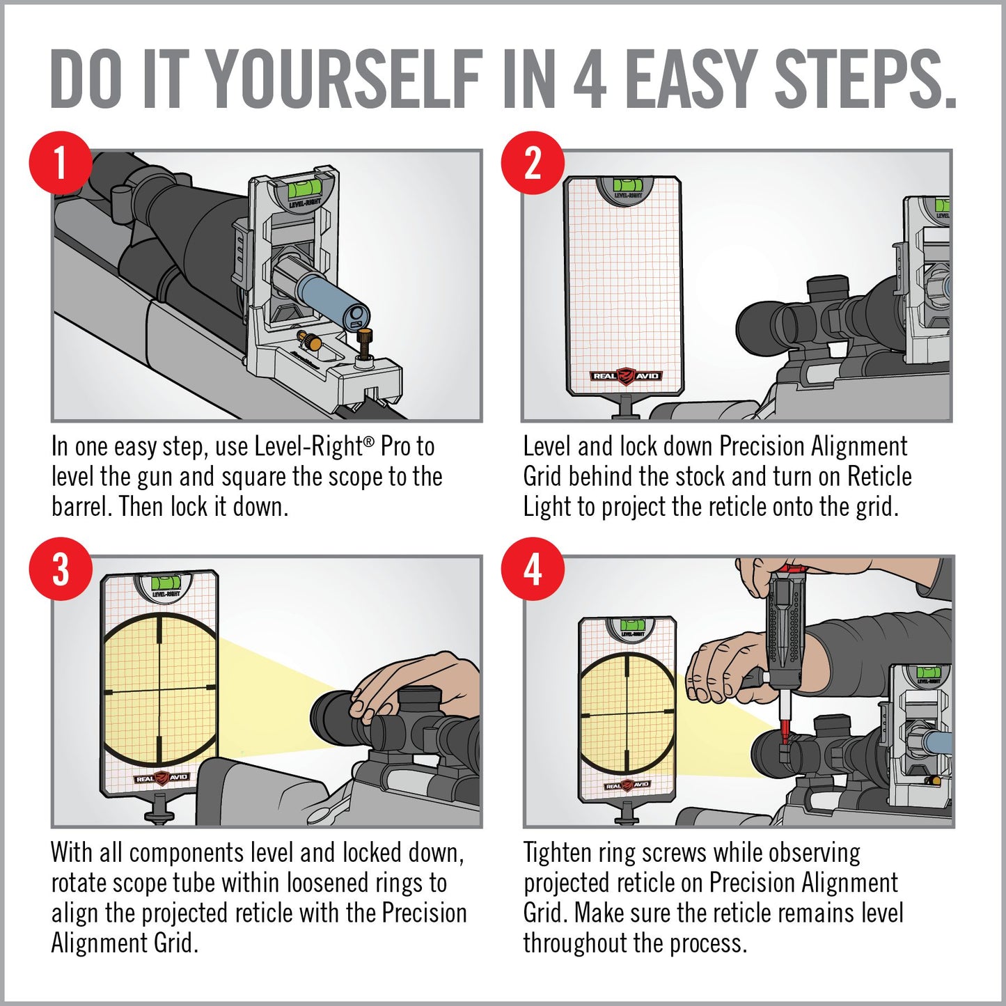 Master Grade® Scope Mounting Combo