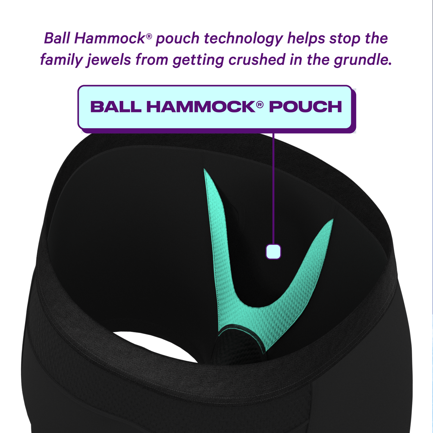The About This Long | Lady Hands paradICE™ Cooling Ball Hammock® Underwear