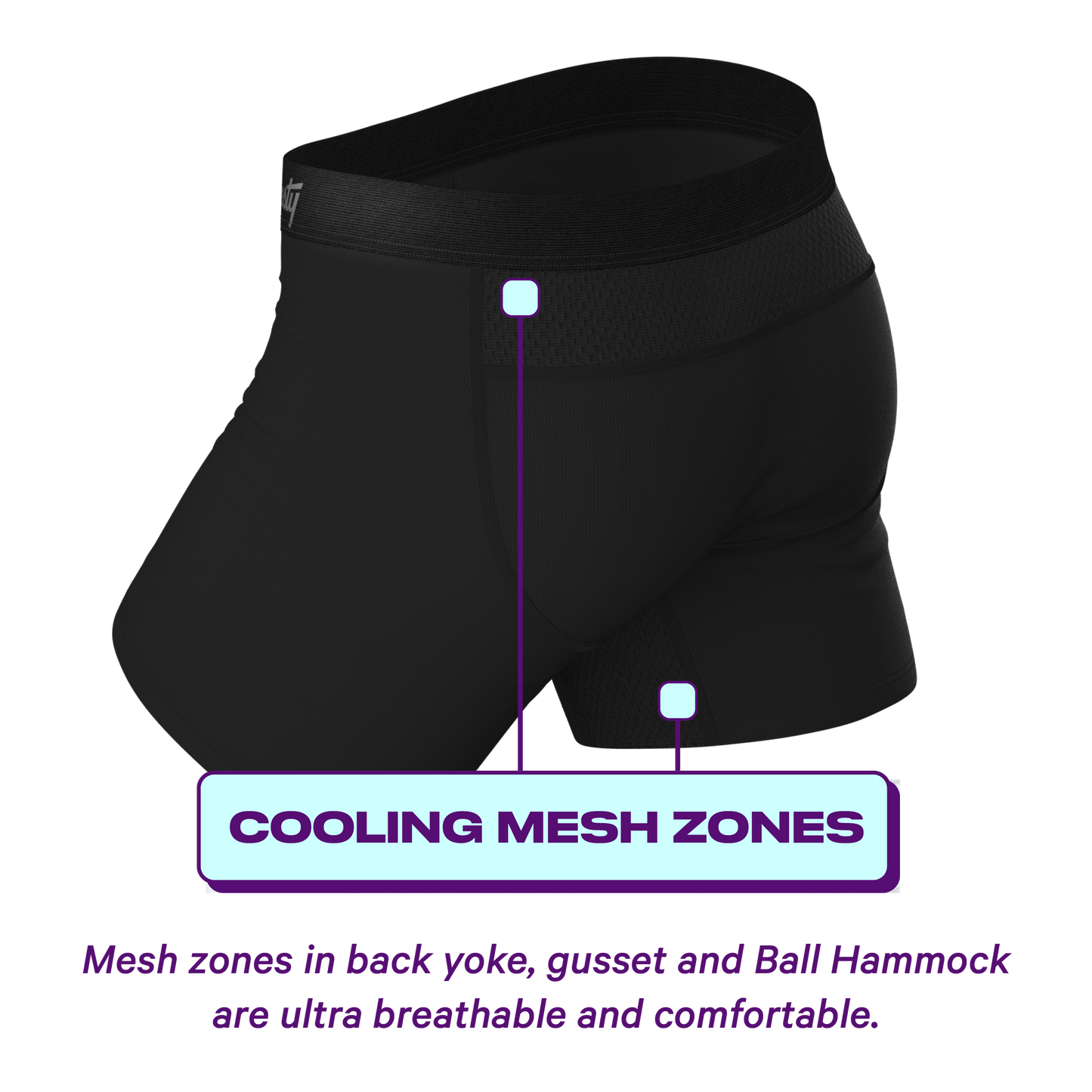 The About This Long | Lady Hands paradICE™ Cooling Ball Hammock® Underwear