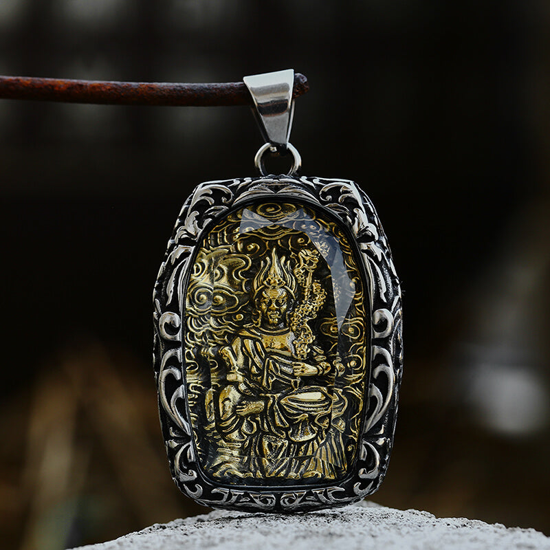 Buddhist Bodhisattva Stainless Steel Pendant
