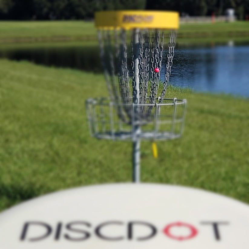 DiscDot - Putting Practice Tool Made From Recycled Discs!