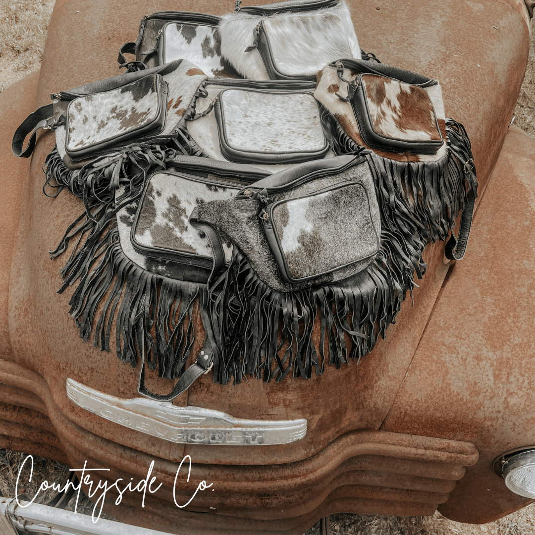 Austin Cowhide Sling Festival Bag