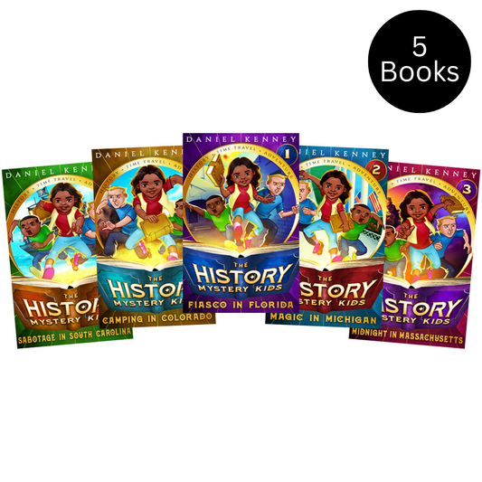 The History Mystery Kids (Books 1-5) - History Chapter Book Bundle