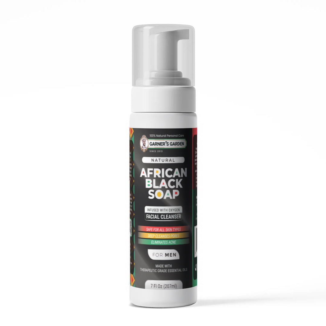 African Black Soap Foaming Facial Cleanser | H2O2