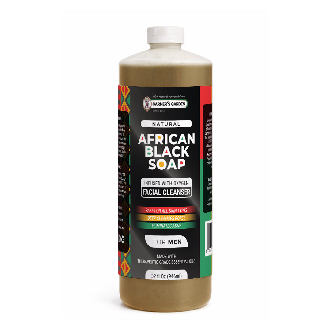 African Black Soap Foaming Facial Cleanser | H2O2