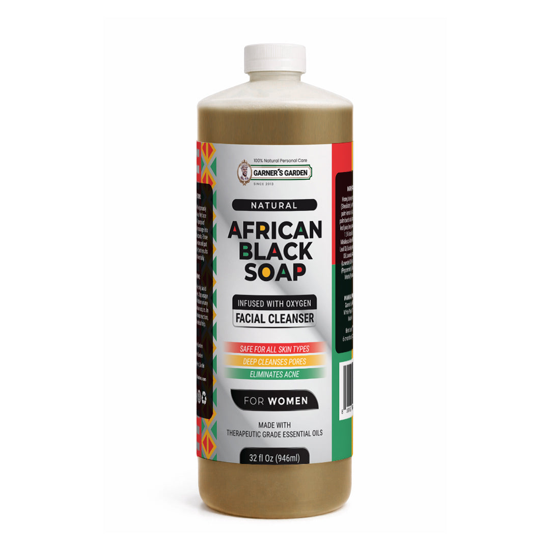 African Black Soap Foaming Facial Cleanser | H2O2