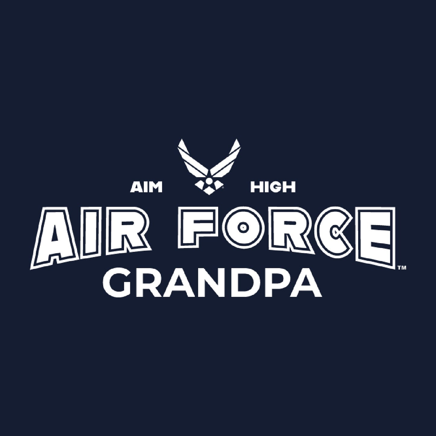 Air Force Grandpa Crewneck (Navy)