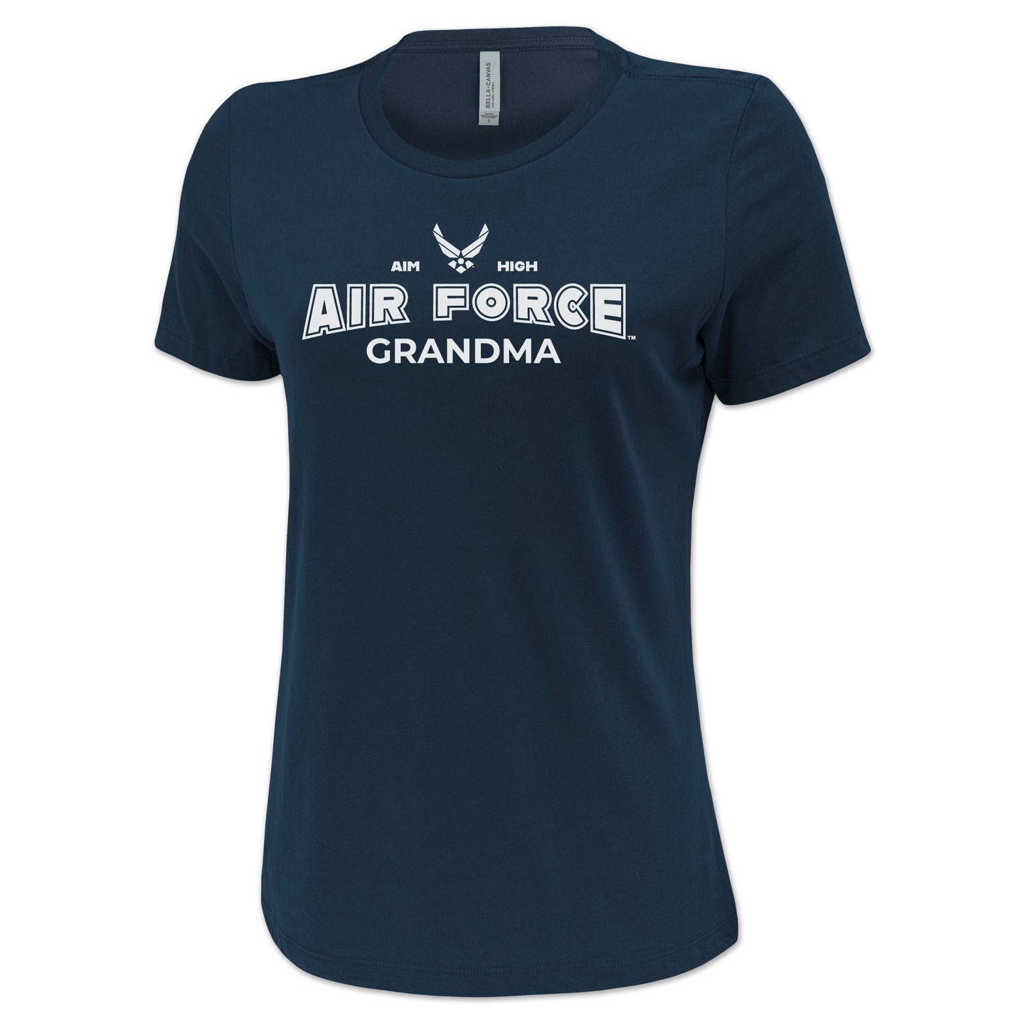 Air Force Grandma Ladies T-Shirt (Navy)
