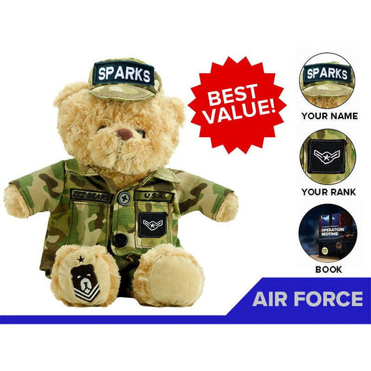Air Force Teddy Bear Personalized Bundle