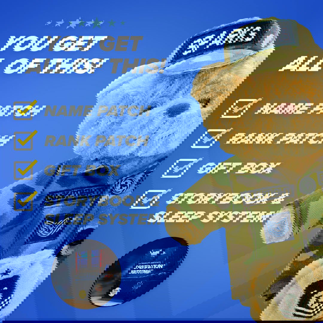 Air Force Teddy Bear Personalized Bundle