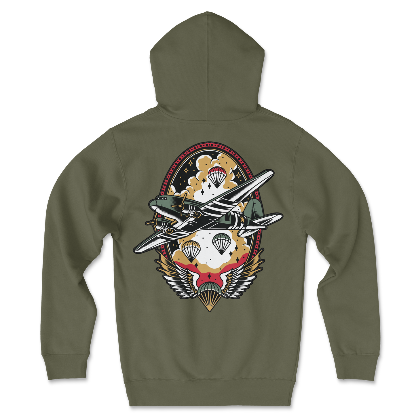 Airborne Traditional Hoodie