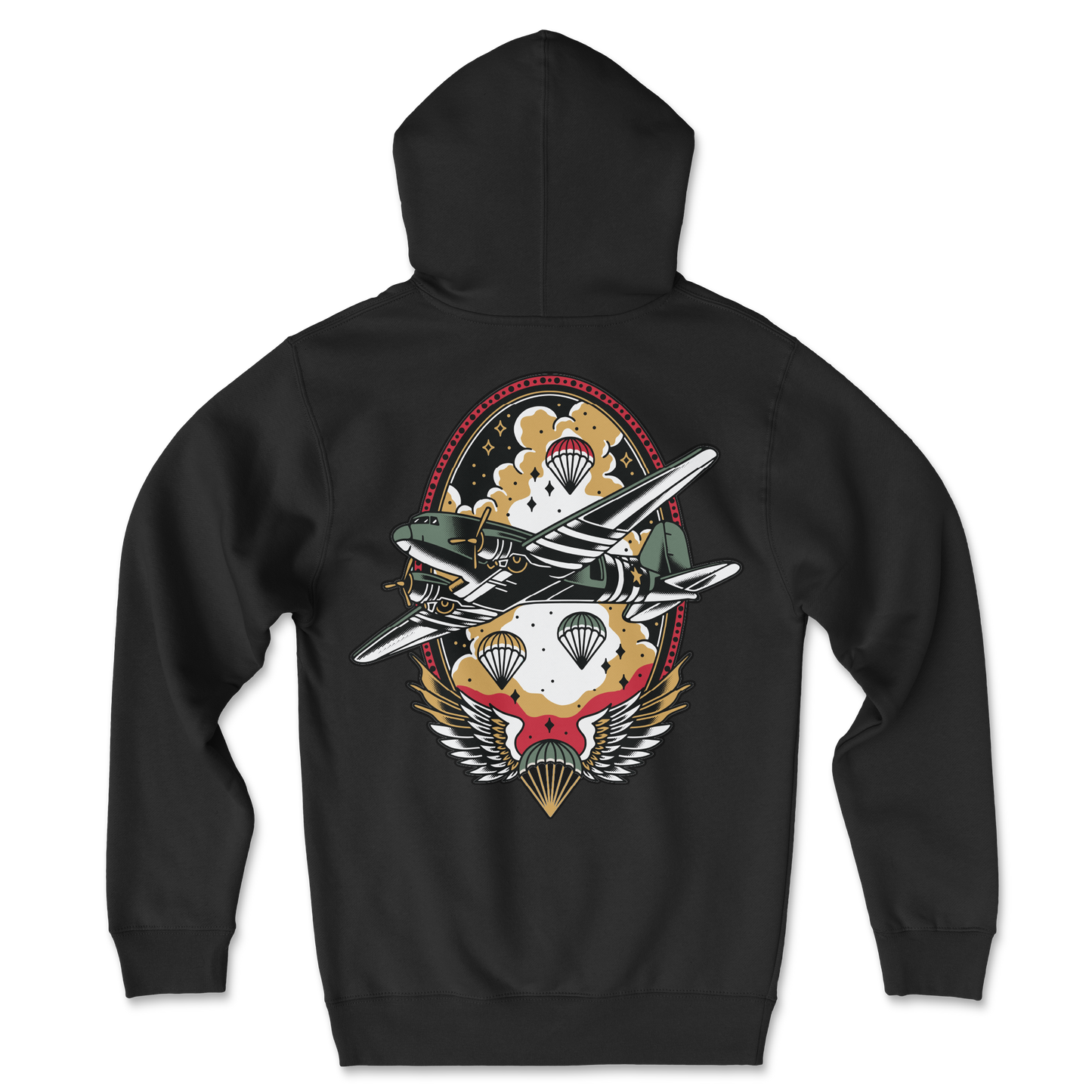 Airborne Traditional Hoodie