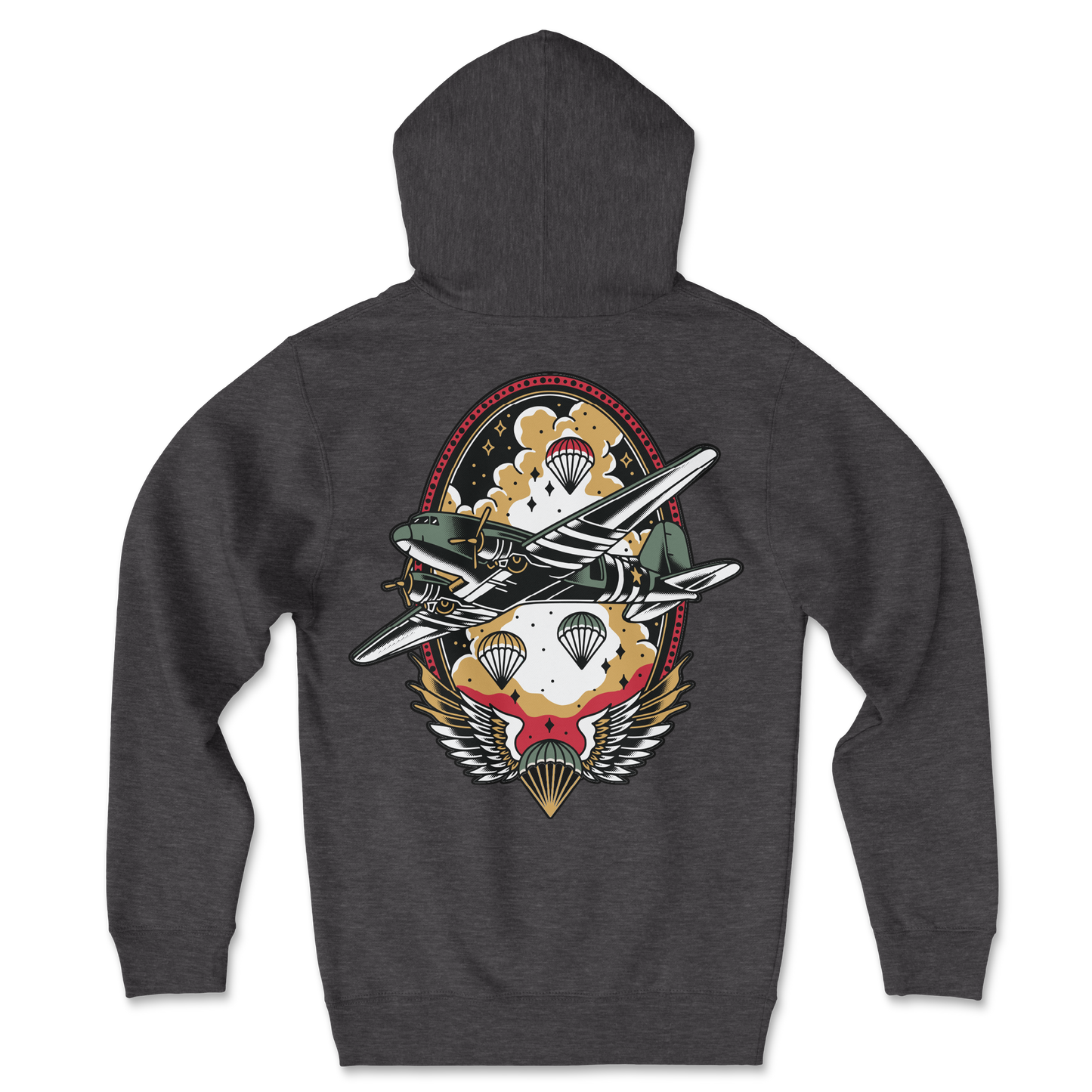 Airborne Traditional Hoodie