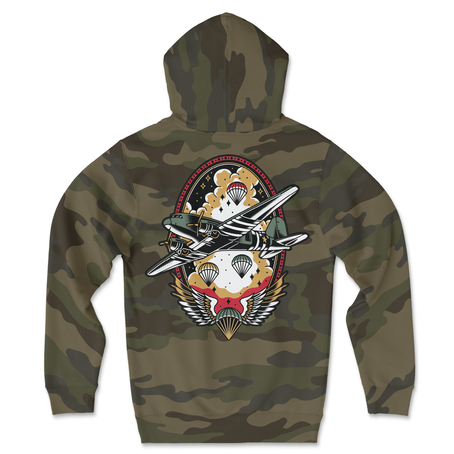 Airborne Traditional Hoodie