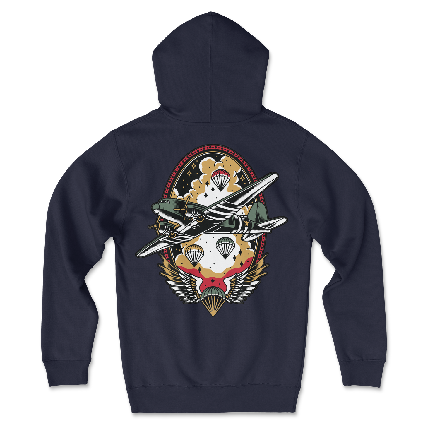 Airborne Traditional Hoodie