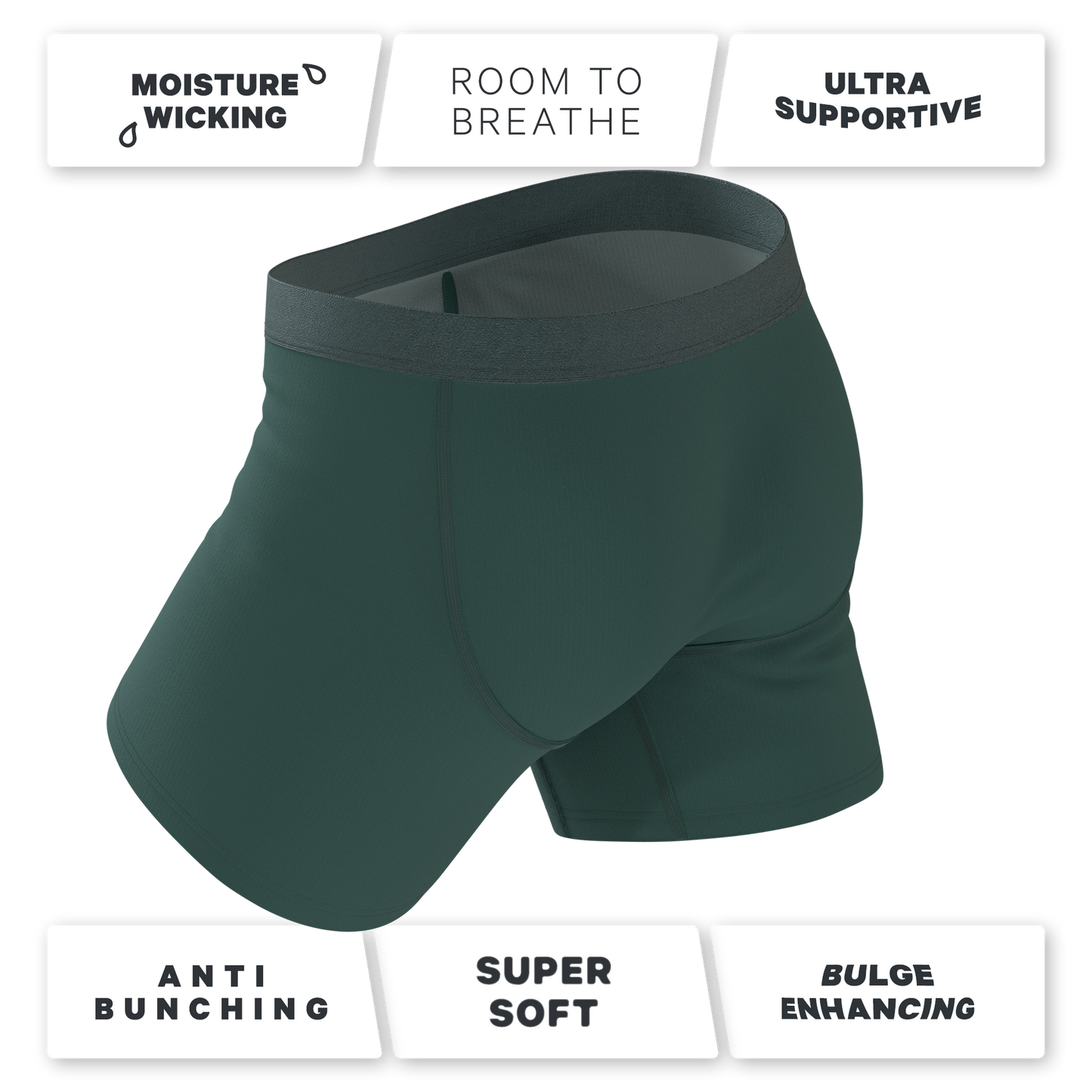 The Alloy | Dark Teal Ball Hammock® Pouch Underwear