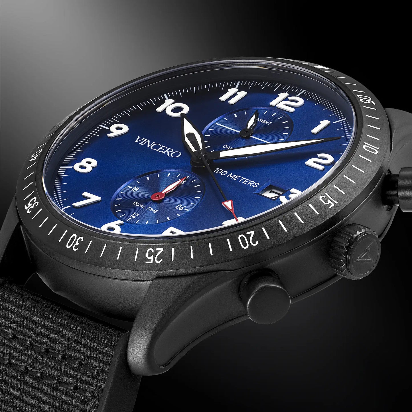 The Altitude - Matte Black/Cobalt