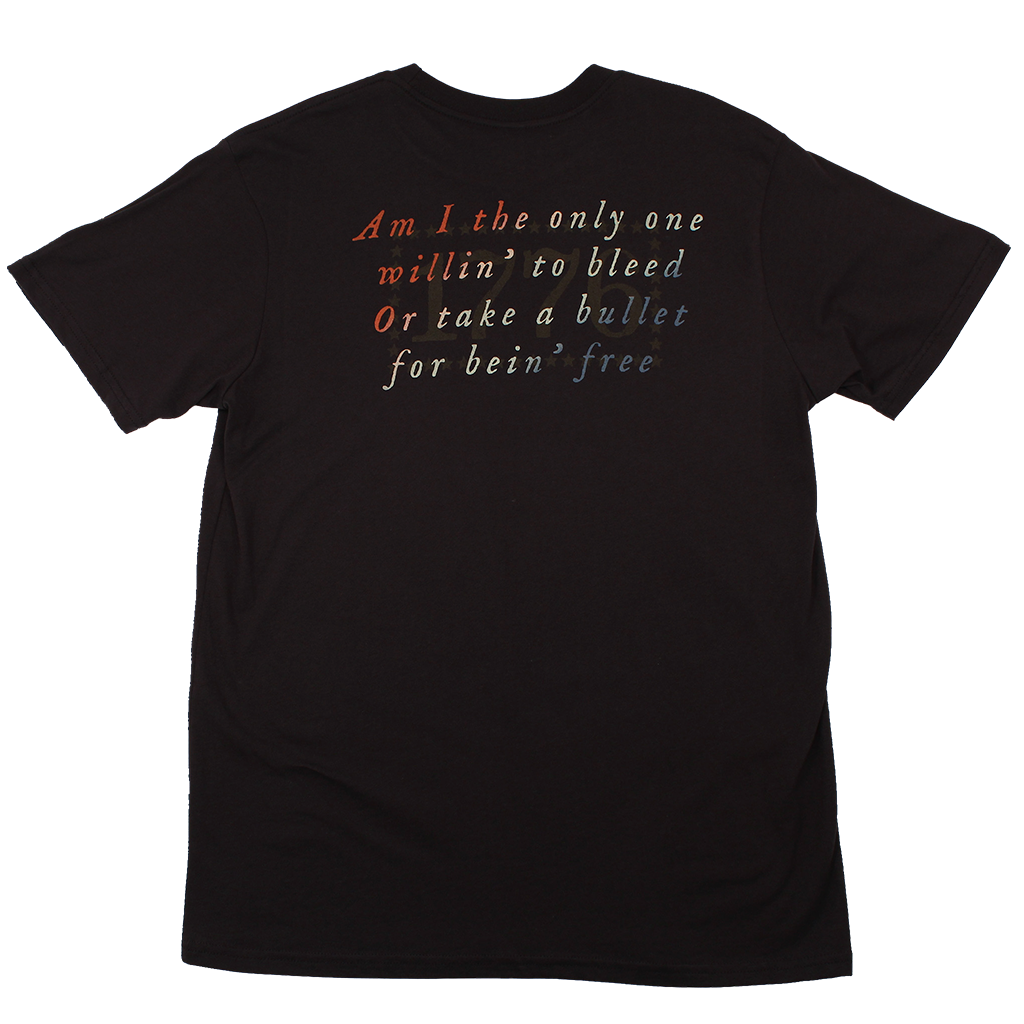 Aaron Lewis Am I The Only One Flag Tee (Black)