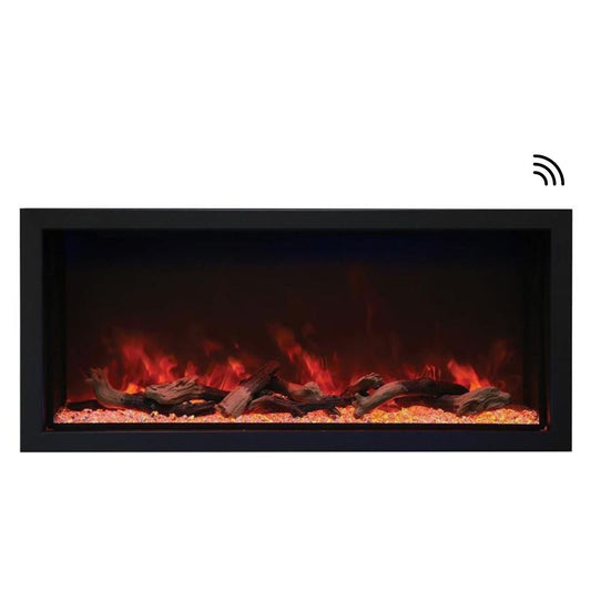 Amantii Panorama XT Lumina 50-Inch Indoor/Outdoor Smart Electric Fireplace (BI-50-DEEP-XT-LUMINA)