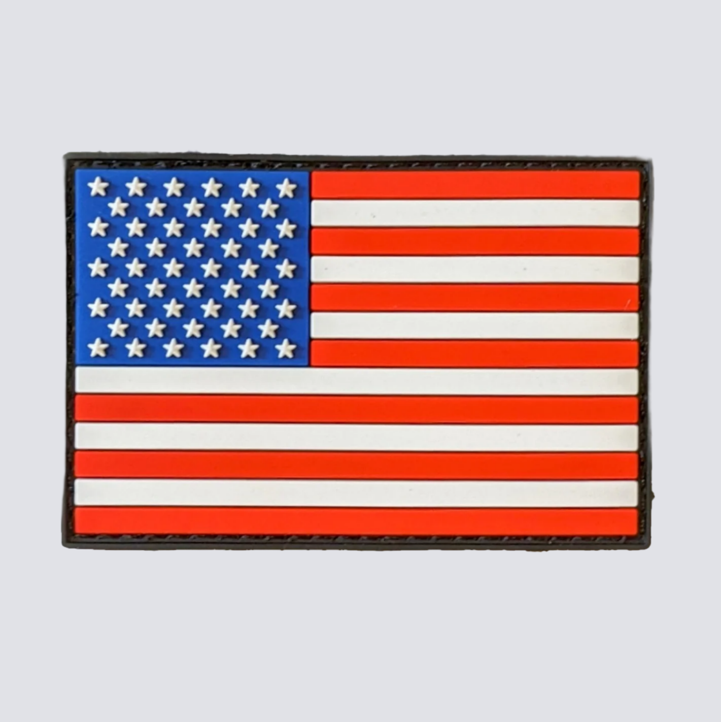 American Flag Color PVC Patch