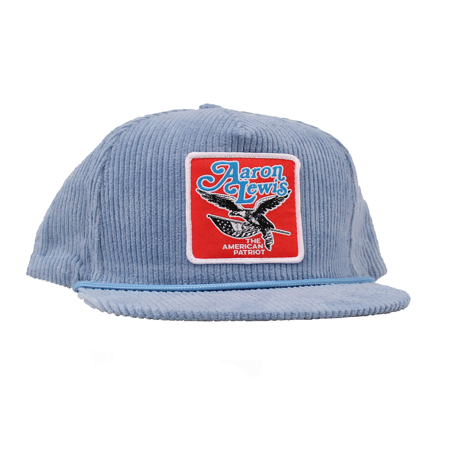 Aaron Lewis American Patriot Corduroy Hat (Blue)