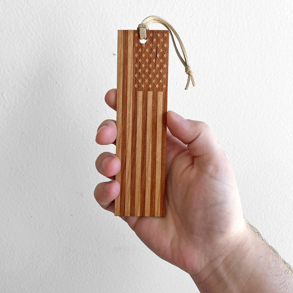 American Flag Bookmark