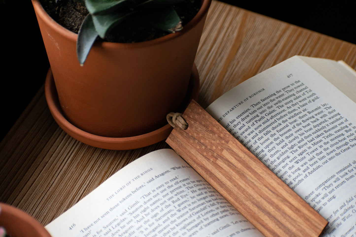 American Flag Bookmark