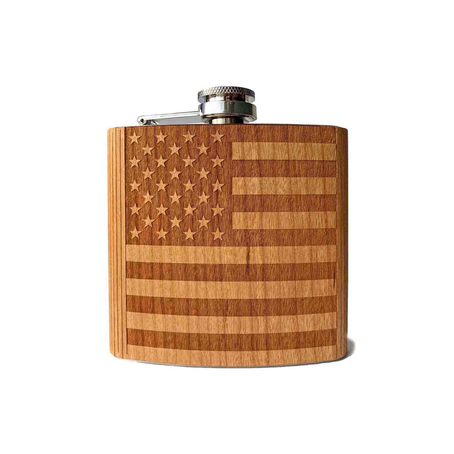 American Flag Flask