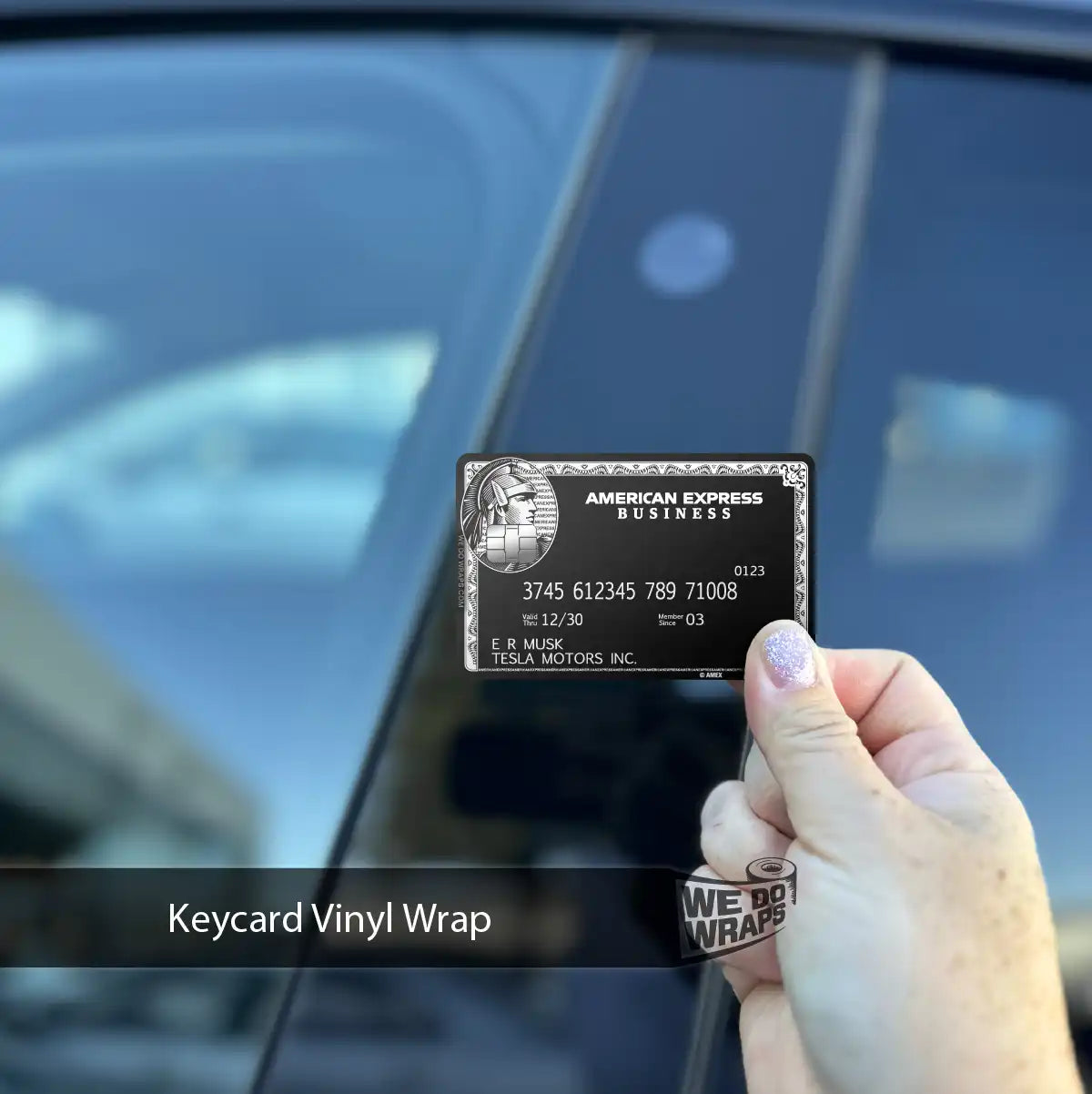 AMEX Black Card Business Classic | NFC Key Card Wrap