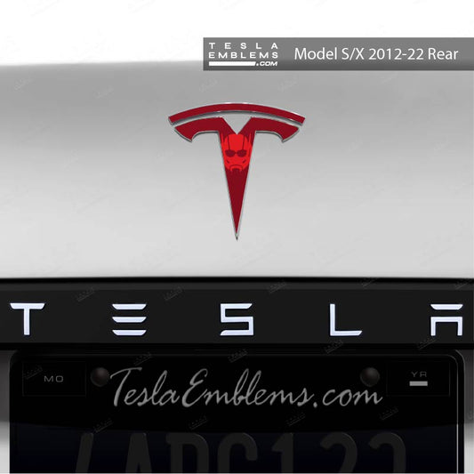 Ant Man Tesla Emblem Decals (Front + Back) | Model S