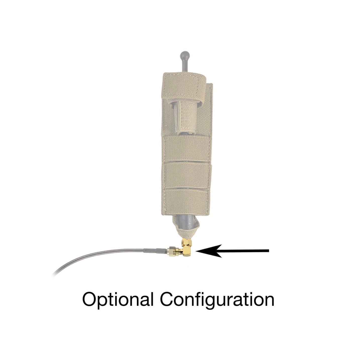 Tactical Antenna Relocation Kit(No Antenna Pouch) - Military Radios: Harris, Thales, Tri, PRC, Falcon Series, MBITR Series