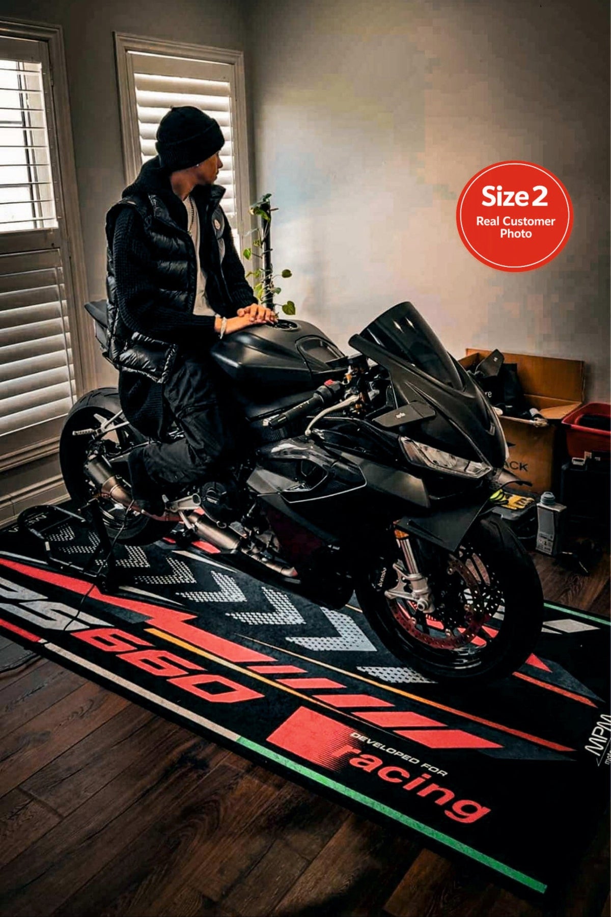 MPM Motorcycle Mat for Aprilia RS660 - MM7275