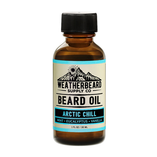 Arctic Chill Beard Oil - Mint, Eucalyptus, Vanilla