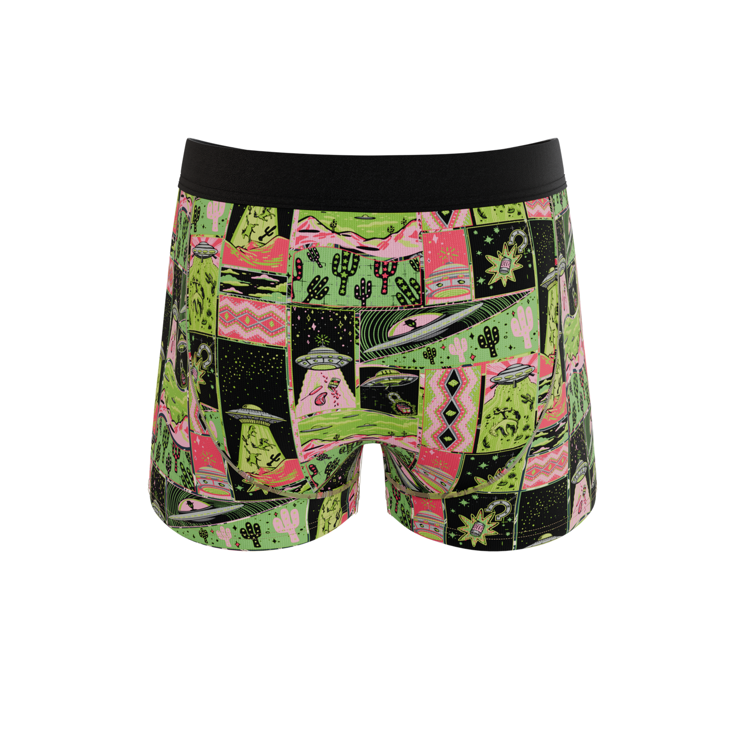 The Area 51 | Retro-Futuristic Alien Ball Hammock® Pouch Trunks Underwear