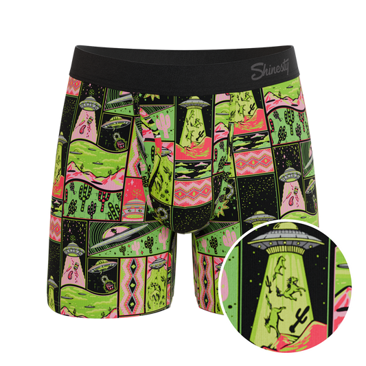 The Area 51 | Retro-Futuristic Alien Ball Hammock® Pouch Underwear With Fly