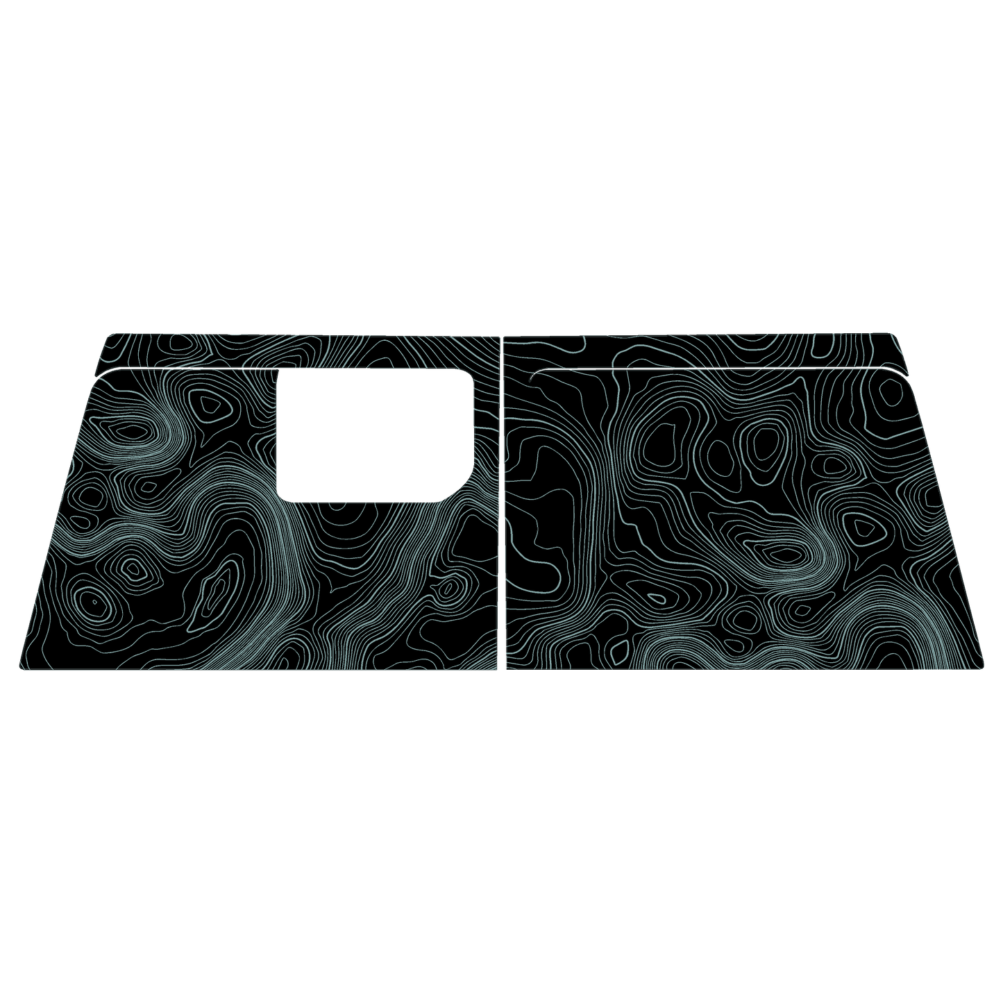 Topo Cargo Area Overlay Kit Part 1 (Printed Series) - 2021+ Bronco 4 Door