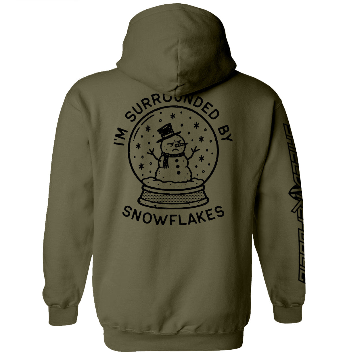 I'm Surrounded by Snowflakes Snowglobe