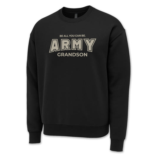 Army Grandson Crewneck (Black)