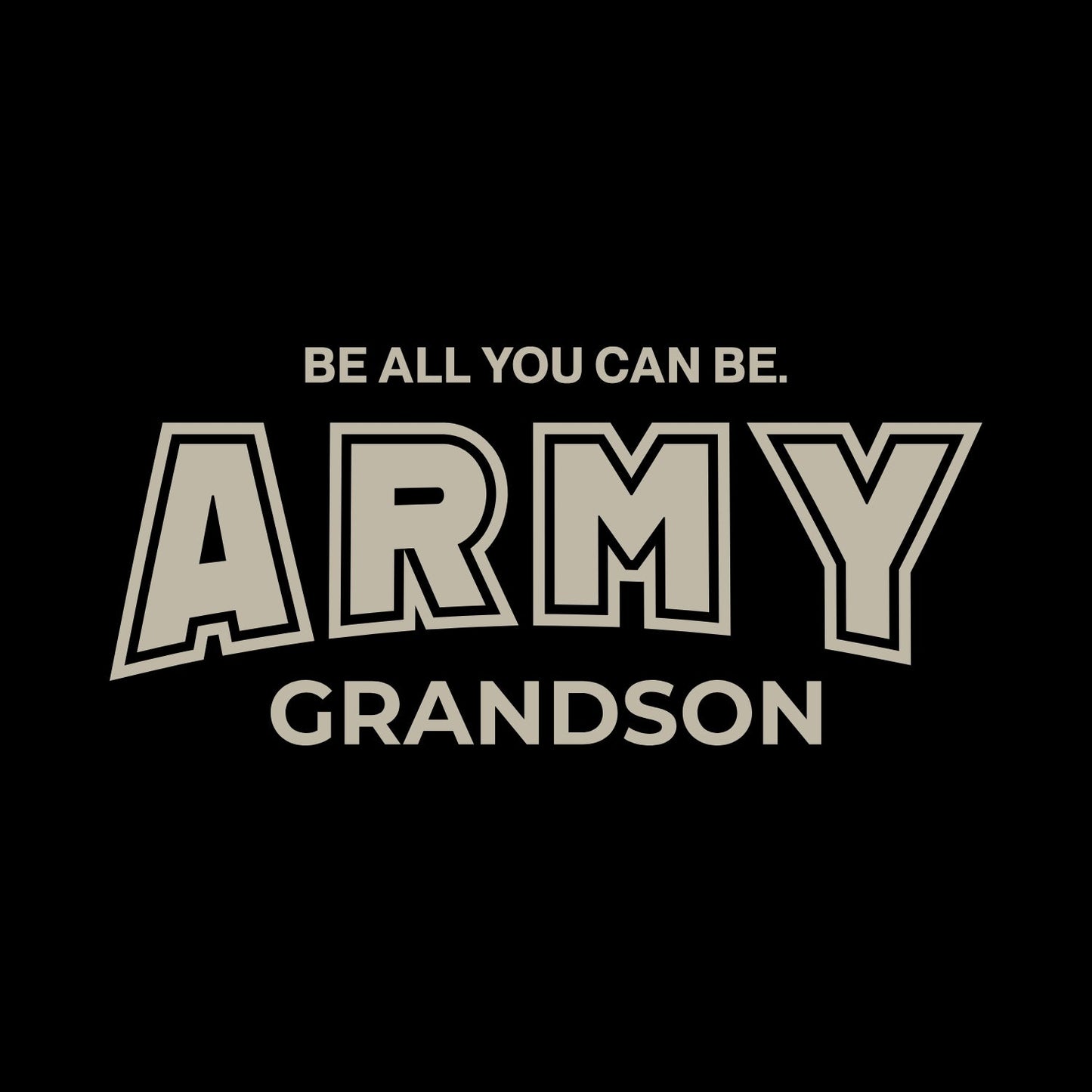 Army Grandson Hood (Black)