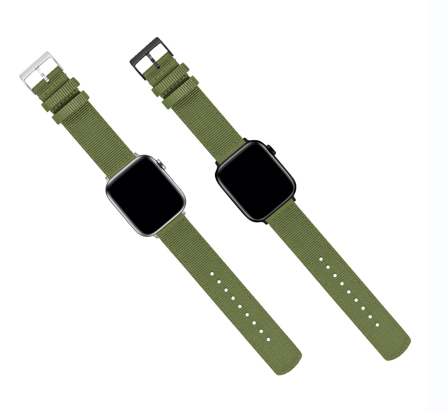 Apple Watch Two Piece NATO® style Army Green Watch Band