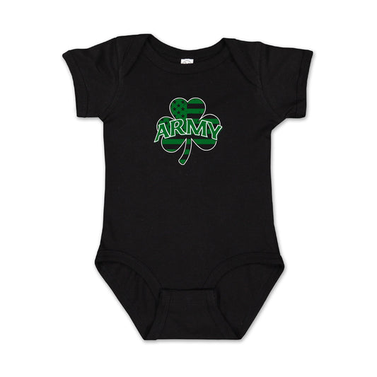 Army Shamrock Infant Romper