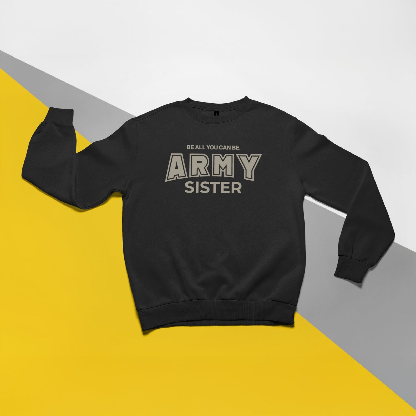 Army Sister Crewneck (Black)
