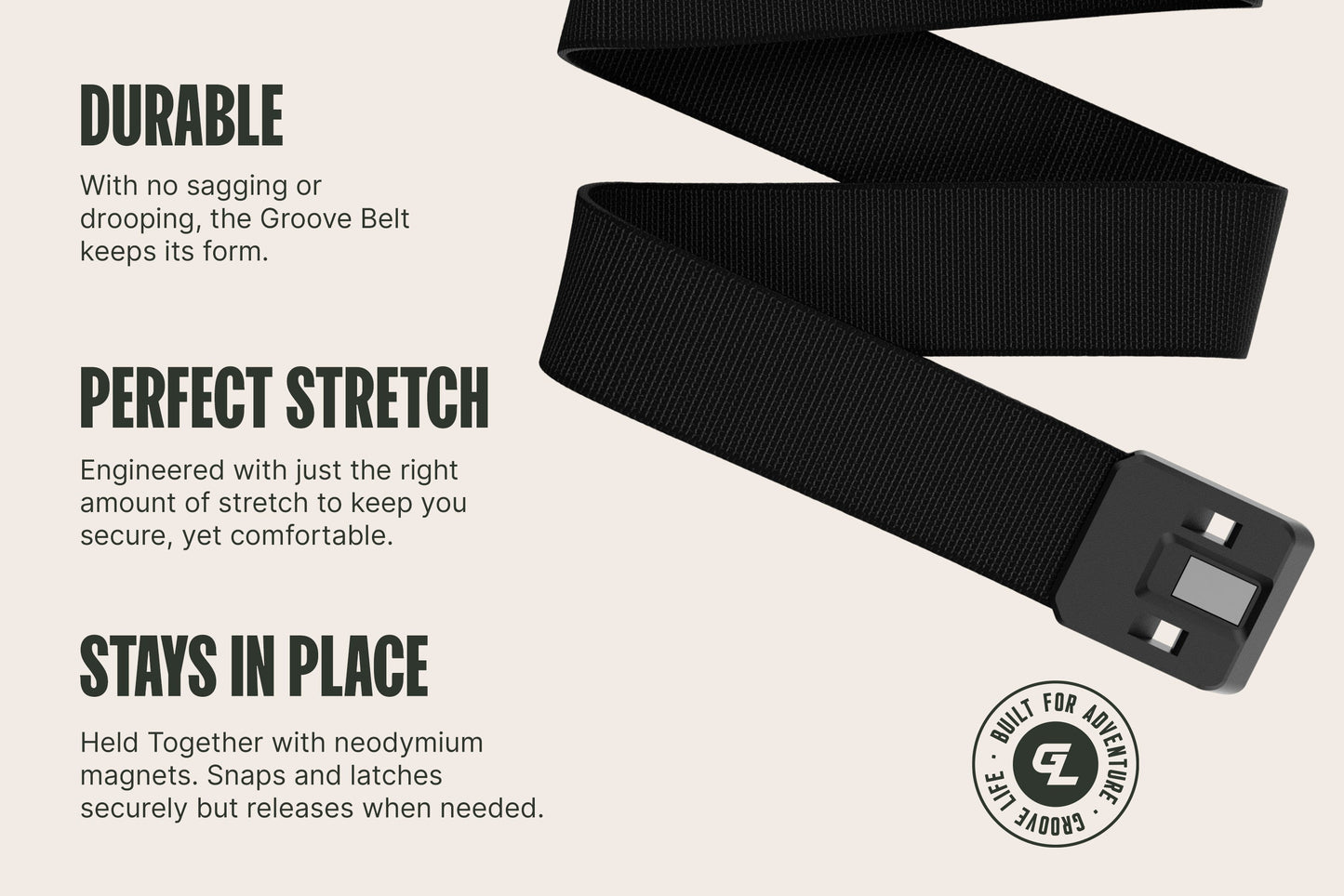 Groove Belt Walnut/Dark Earth