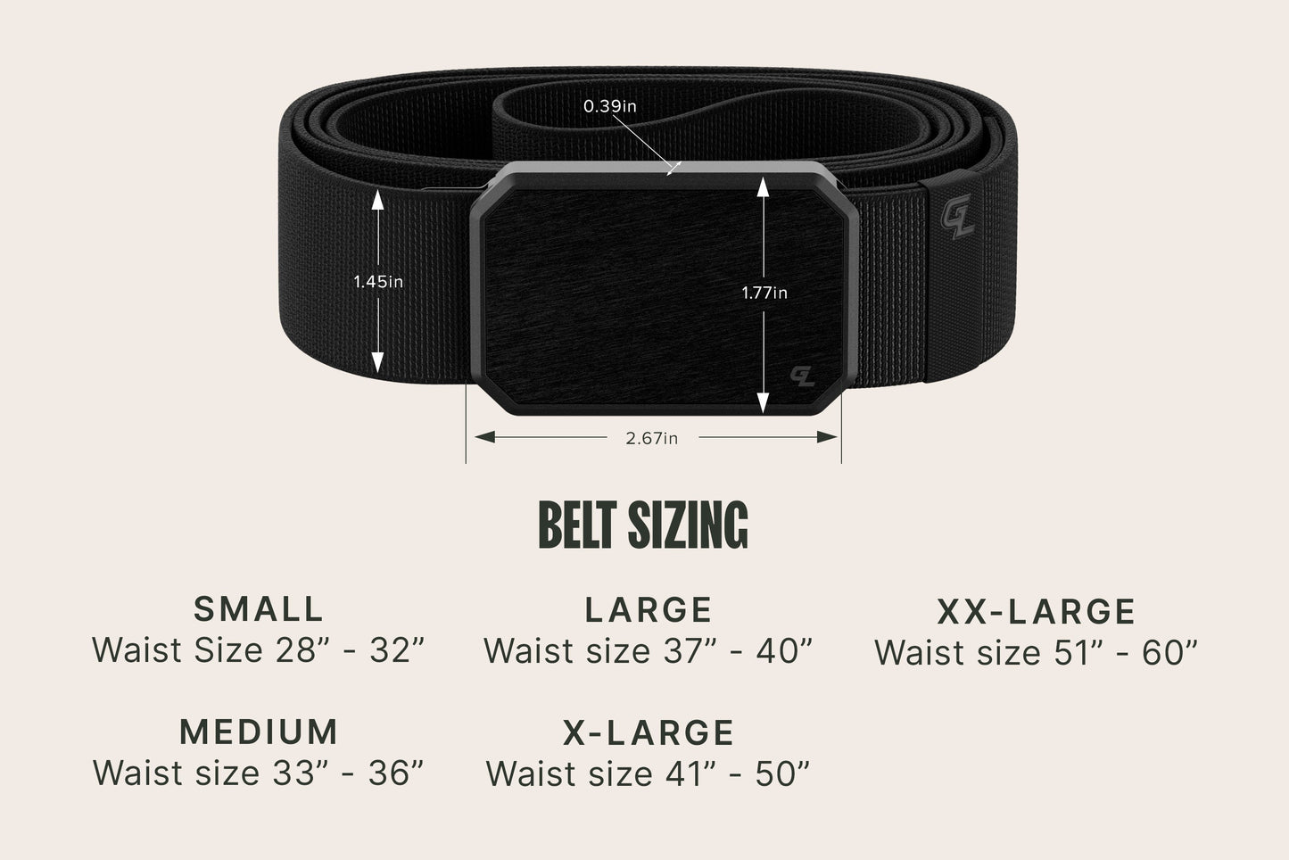 Groove Belt Black/Dark Earth