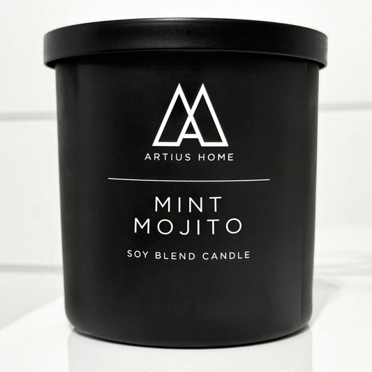Soy Blend Wood Wick Candle - Mint Mojito