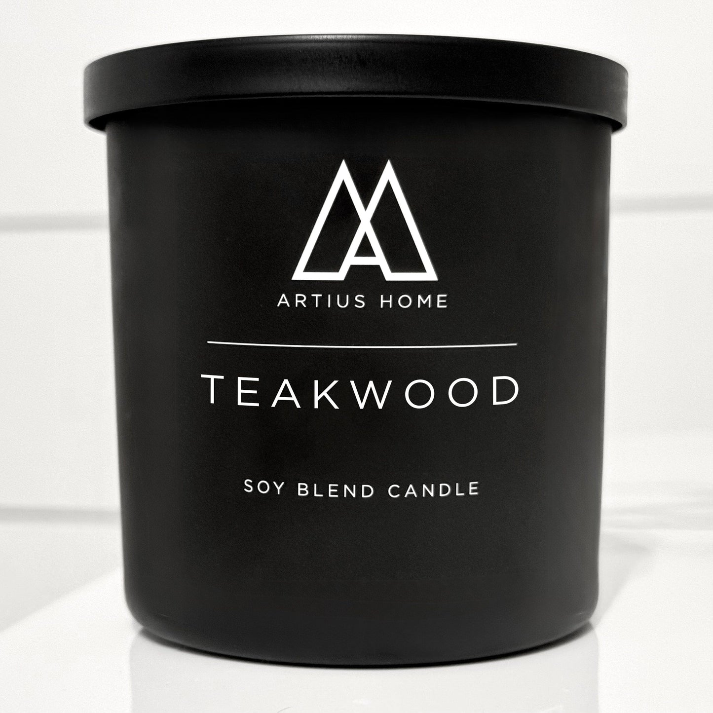 Soy Blend Wood Wick Candle - Teakwood