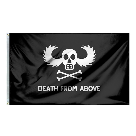 Vietnam Airborne War Wings Double-Sided Flag