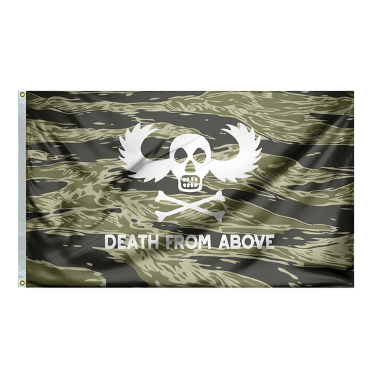 Vietnam Airborne War Wings Double-Sided Flag