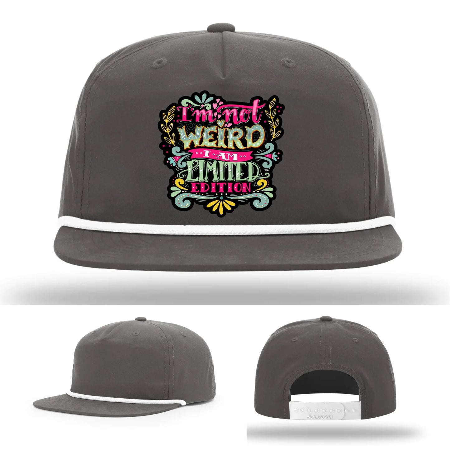 I’m Not Weird Leather Patch Hat